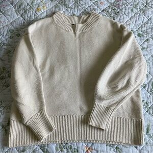 Banana Republic Cream Ribbed Sweater